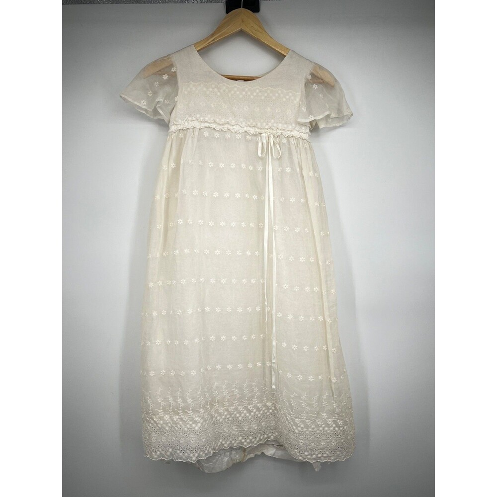 Vtg. Joel Jr. Joel of California San Francisco Christening Dress 1960s Toddler